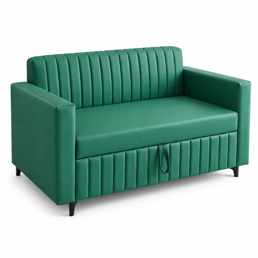 Green Storage Loveseat — main view