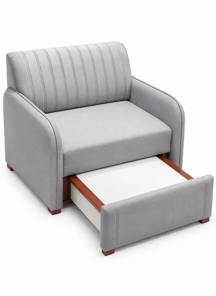 Grey Storage Armchair — main view